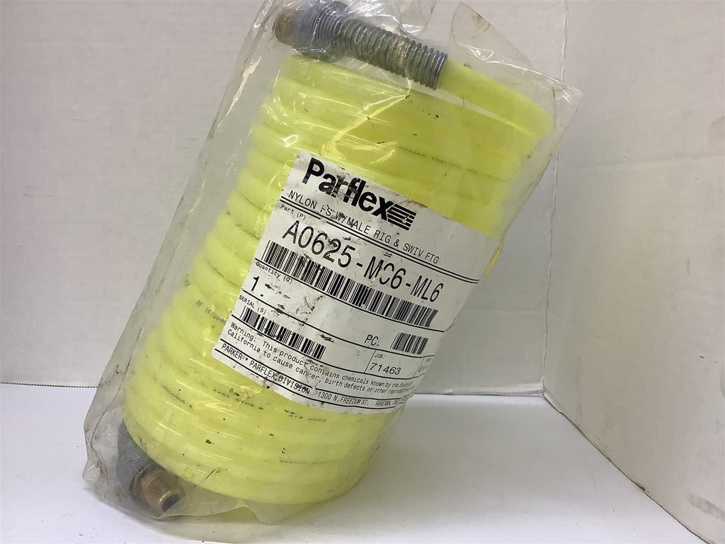 Paraflex A0625-MC6-ML6 Nylon Tubing W/ Male Rig