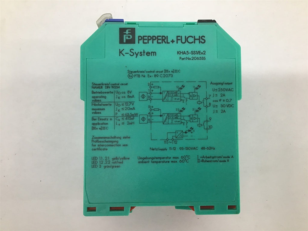 Pepperl and Fuchs KHA5-SS1/Ex2 Lot Of 3