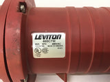 Leviton 460C7W Pin and Sleeve Plug 60 amp 3 Phase 480 Vac