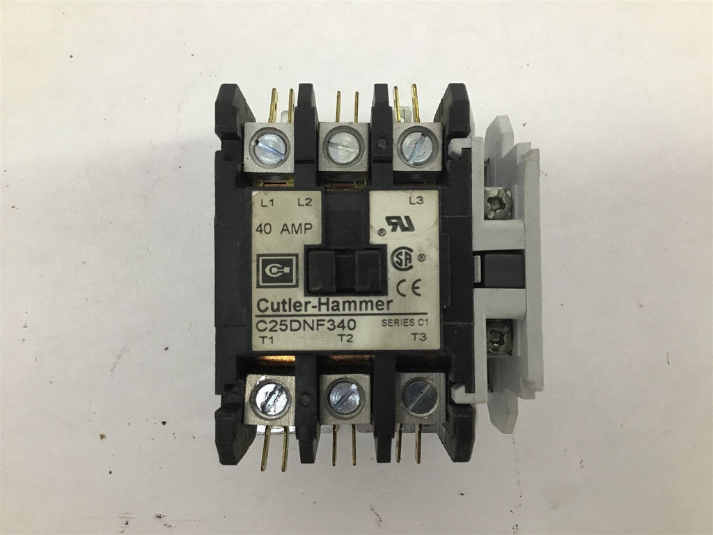 Cutler-Hammer C25DNF340 Ser. C1 Contactor 40 Amp