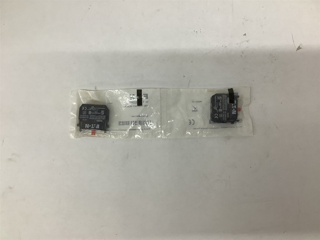 Eaton E22B1 Ser. A2 Contact Block Lot of 2