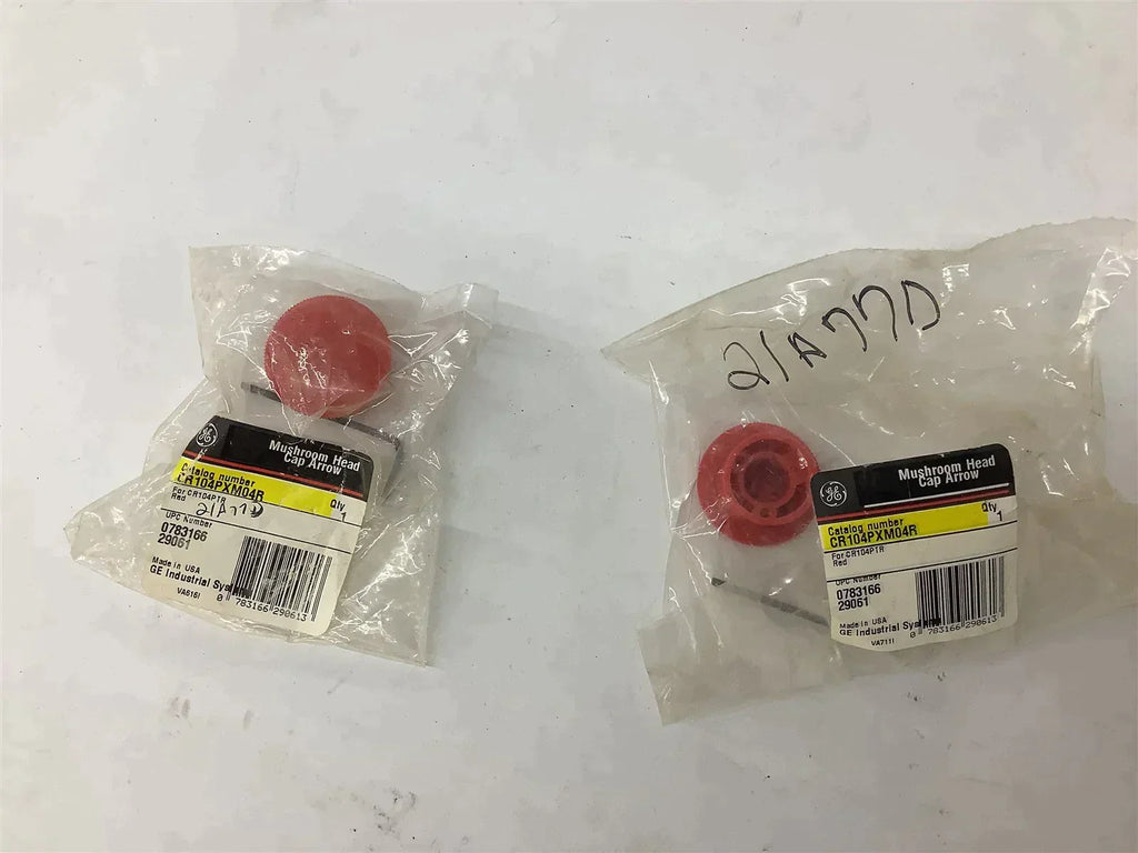 General Electric CR104PXM04 Mushroom Head Cap Arrow Lot Of 2