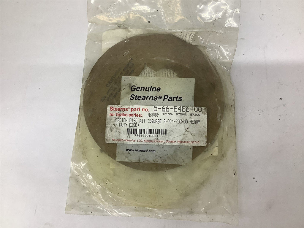 Stearns 5-66-8486-00 Heavy Duty Friction Disc