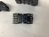 IDEC SY4S-05 Relay Socket Lot Of 3
