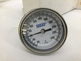 Wikai TI.30 Bimetal Thermometer 2.5" L 20/240 Degree 1/2" NPT