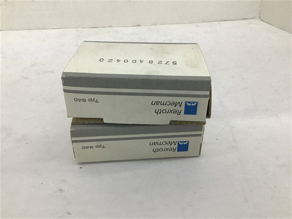 Rexroth Mecaman Typ 840 Pneumatic Control Valve Lot Of 2