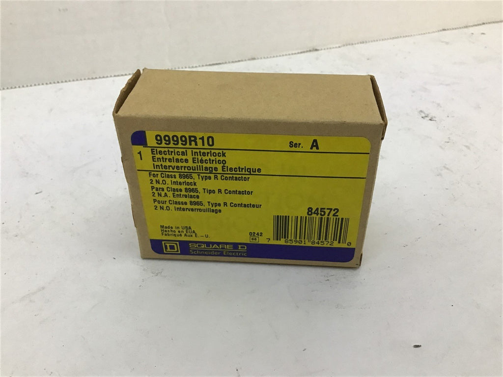 Square D 9999R10 Ser. A Electrical Interlock