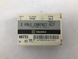 Square D Class 9998 Type SL2 3 P Contact Kit Type S Size 0