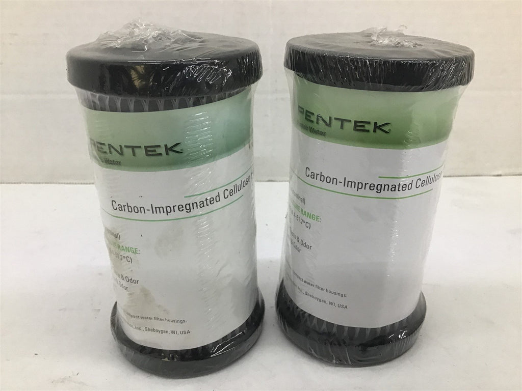 Pentek C2 Carbon-Impregnated Cellulose Filter Cartridge Lot Of 2