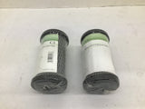 Pentek C2 Carbon-Impregnated Cellulose Filter Cartridge Lot Of 2