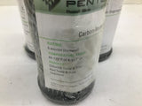Pentek C2 Carbon-Impregnator Cellulose Filter Cartridge Lot Of 3