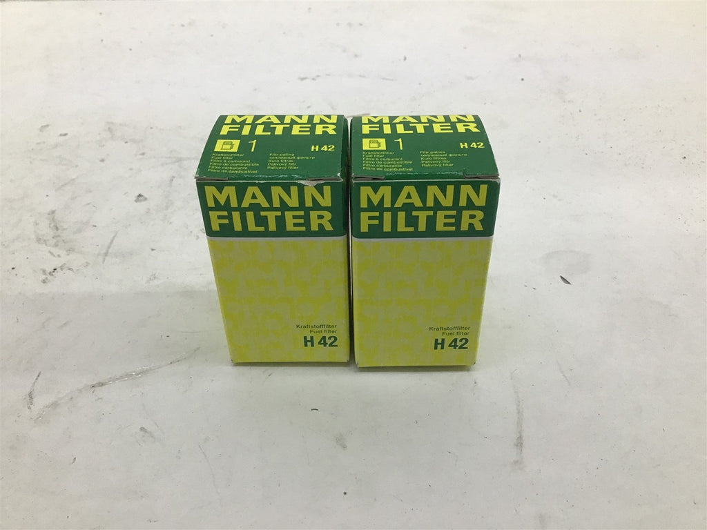 Mann Filter H42 Fuel Filter Lot Of 2