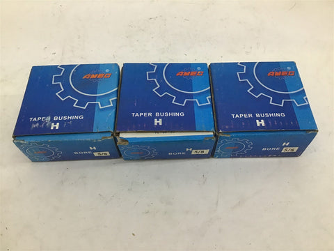 Amec Taper Bushing H 5/8 Bore Lot Of 3