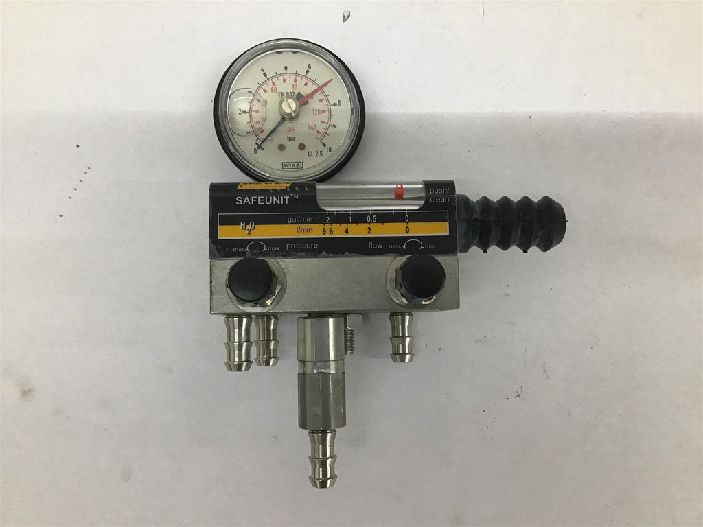 John Crane SFP-C-08-10 Safe Unit Valve W/ Wikai Pressure Gauge