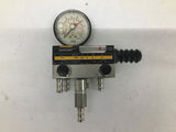 John Crane SFP-C-08-10 Safe Unit Valve W/ Wikai Pressure Gauge