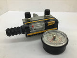 John Crane SFP-C-08-10 Safe Unit Valve W/ Wikai Pressure Gauge
