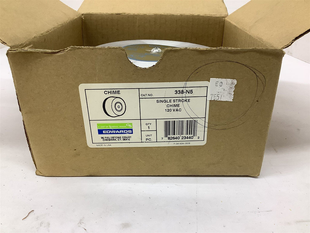 Edwards 338-N5 Single Stroke Chime 120 V 0.12 Amps