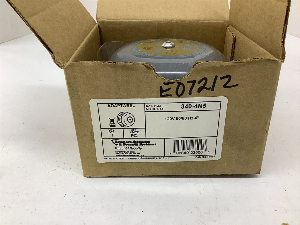 Edwards Signaling and Security Systems 340-4N5 Adaptabel 120 V 0.07 Amp 50/60 Hz