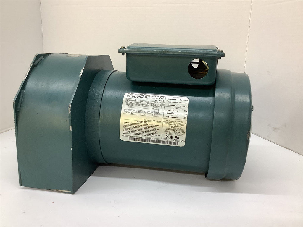 Reliance 610490-1-J Motor 1/2HP 240/480V 3450RPM FB56C 3PH 60Hz W/ Blower