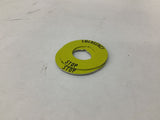 Allen-Bradley 800T-X646EM Emergency Stop Legend Plate 1-3/16" ID Lot Of 4