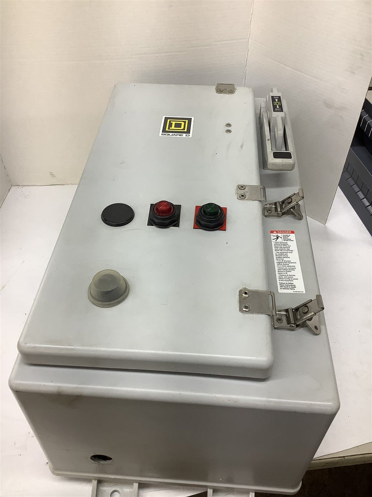 Square D 30072-453-09 Motor Controls W/ Stahlin Enclosure