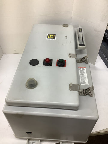 Square D 30072-453-09 Motor Controls W/ Stahlin Enclosure