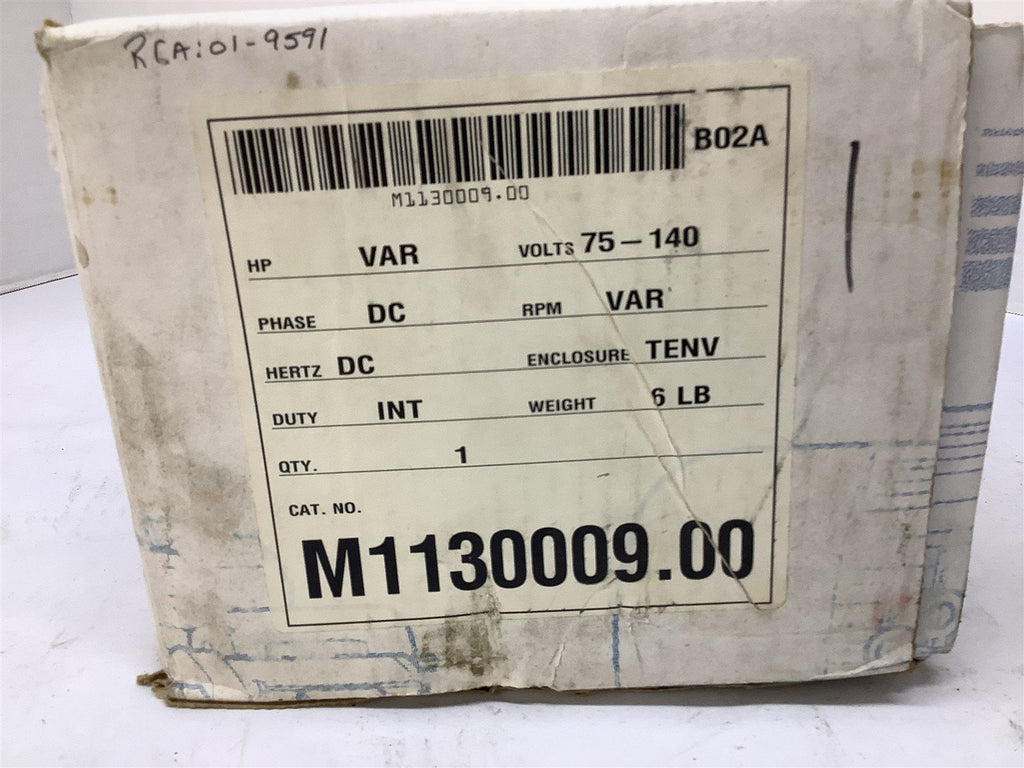 Leeson M1130009.00 DC Motor VAR HP 75-140 V VAR RPM TENV