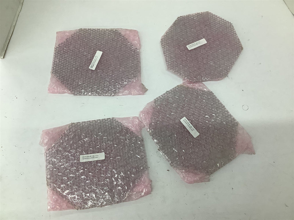 Fan Screen Cover Metal 6-1/4" x 7" Lot Of 4