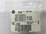 Allen-Bradley 700-AV3R Varistor and LED Module Package of 6