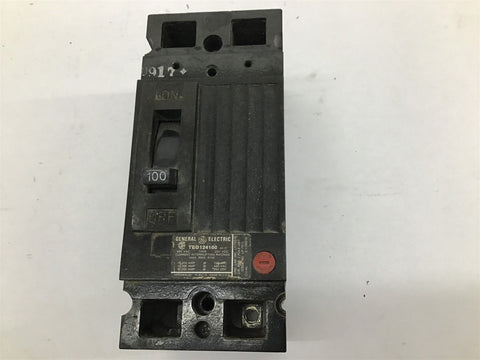 General Electric TED124100 Circuit Breaker 250 VDC 100 A 480 VAC 2 P