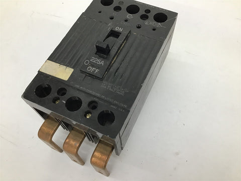 GE TQD32Y225 Circuit Breaker 3 P 225 A 240 VAC