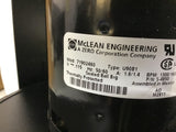 McLean Engineering 71902460 Type U90B1 Dual Fan Blower 115 V 50/60 Hz 1.6/1.4 A