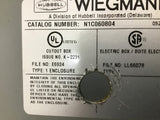 Wiegmann N1C060804 Enclosure 8 1/2"X6 1/2"X4 3/16"