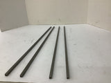 Metal Rods Lot Of 4