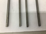 Metal Rods Lot Of 4