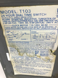 Intermatic Incorporated T103 24 Hour Dial Time Switch 40 Amp 1000 VA 2 HP 120 V