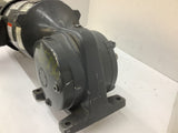 Emerson E186 AC Motor 1HP 208-230/460V 1755RPM 143T 60 Hz TE W/ Browning Reducer