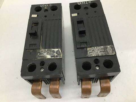 General Electric TQD22125 Circuit Breaker 2 P 125 Amp 240 VAC Lot Of 2