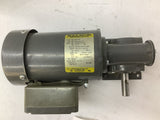 Baldor GM3349 AC Motor 0.2/0.25 HP 190/380/208-230/460 V 279/340 RPM 3 PH