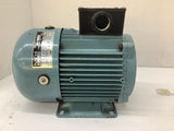 Nachi TWF4715AF AC Induction Motor 0.75kW 200V 1690RPM 4P 3PH 60Hz