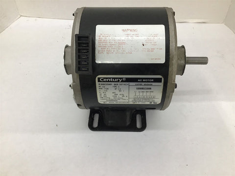 Century S56C23A01 AC Motor 1/2 HP 115 V 1725 RPM 4P 56Z 1 PH 60 Hz