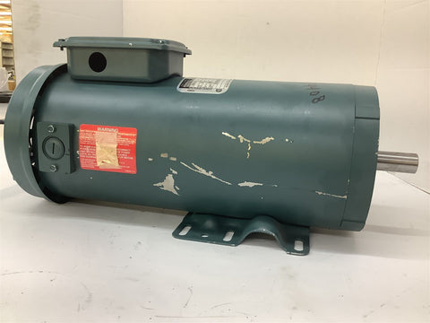Reliance T56S1014A DC Motor 1.5 Hp 180 V 1750 Rpm 56HCZ PM TEFC