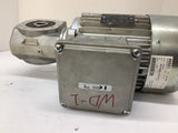 Rehfuss AC Motor 1800 Rpm 4P 3 Ph 50/60 Hz 3/4" ID
