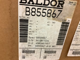 Baldor B855867 AC Motor 2Hp 460 V 900 Rpm 8P L213TC F 3 Ph 60 Hz TEFC With Brake