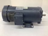 Leeson 108023.00 DC Permanent Magnet Motor 1HP 180V 5AMP 1750RPM 56CF