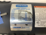 Leeson 098008.00 DC Permanent Magnet Motor 1/2HP 180V 2.5AMP 1750RPM 56CF 18TQR