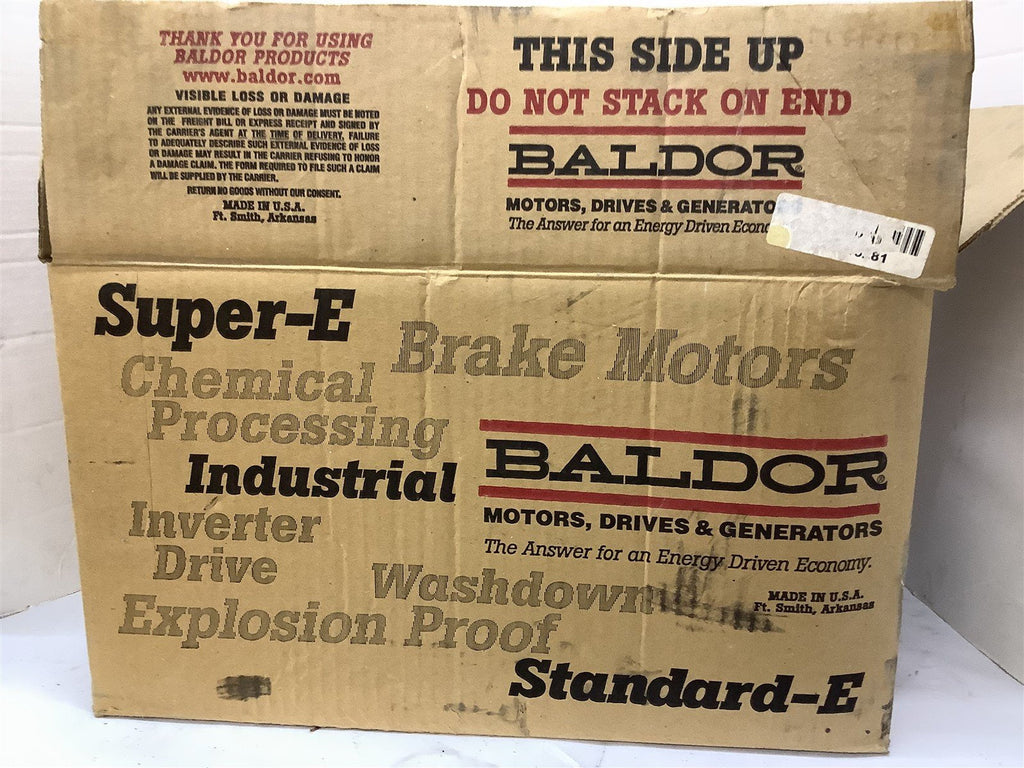 Baldor CDP3460 DC Motor 1HP A180V 2500RPM 56CF TEFC