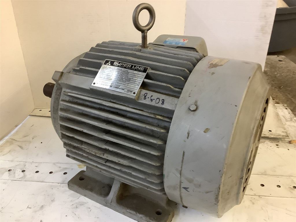 Mitsubishi Electric SF-E Super Line Induction AC Motor 7.5 kW 480V 116 – BME Bearings and Surplus