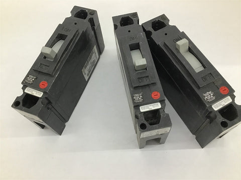 General Electric THED113020 Circuit Breaker 20 Amp 277 VAC Lot Of 3