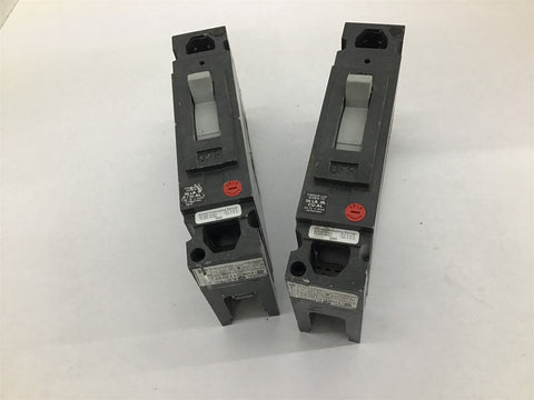 General Electric THED 113020V Circuit Breaker 20 AMP 277 VAC Lot Of 2